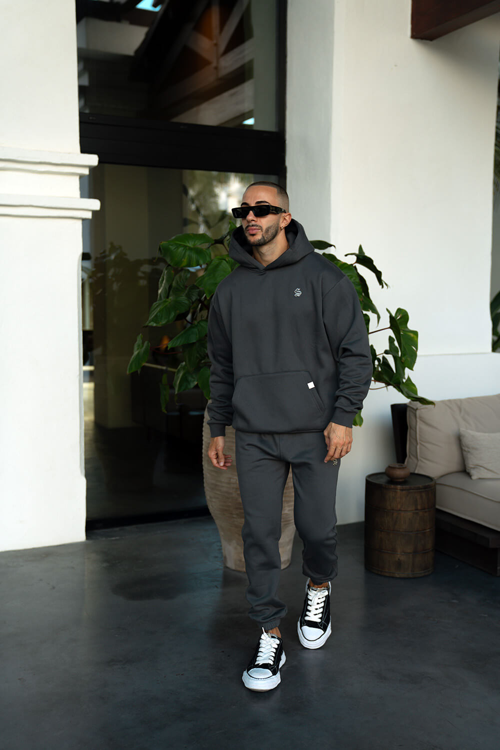 Core Luxe Hoodie - Steel