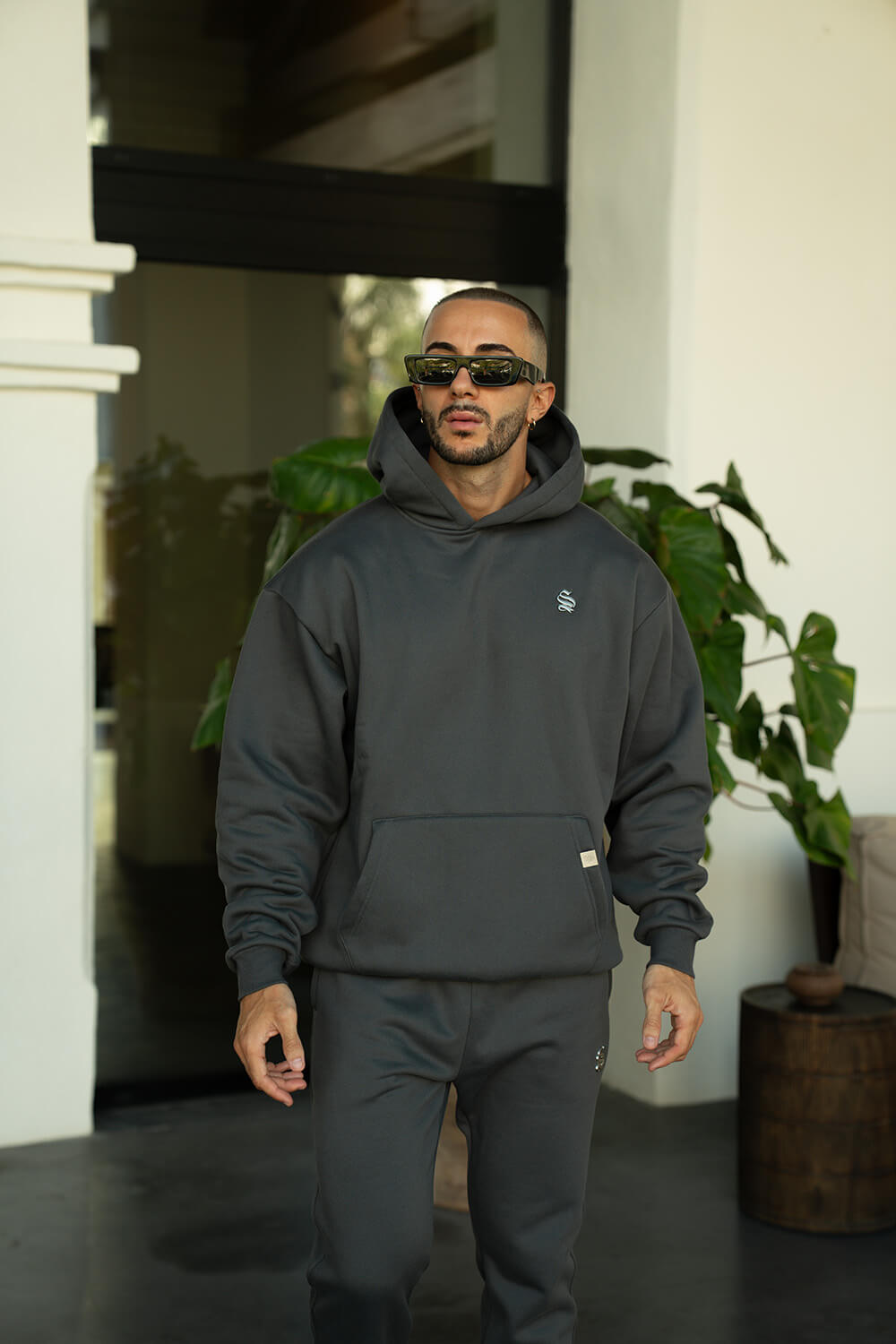 Core Luxe Hoodie - Steel