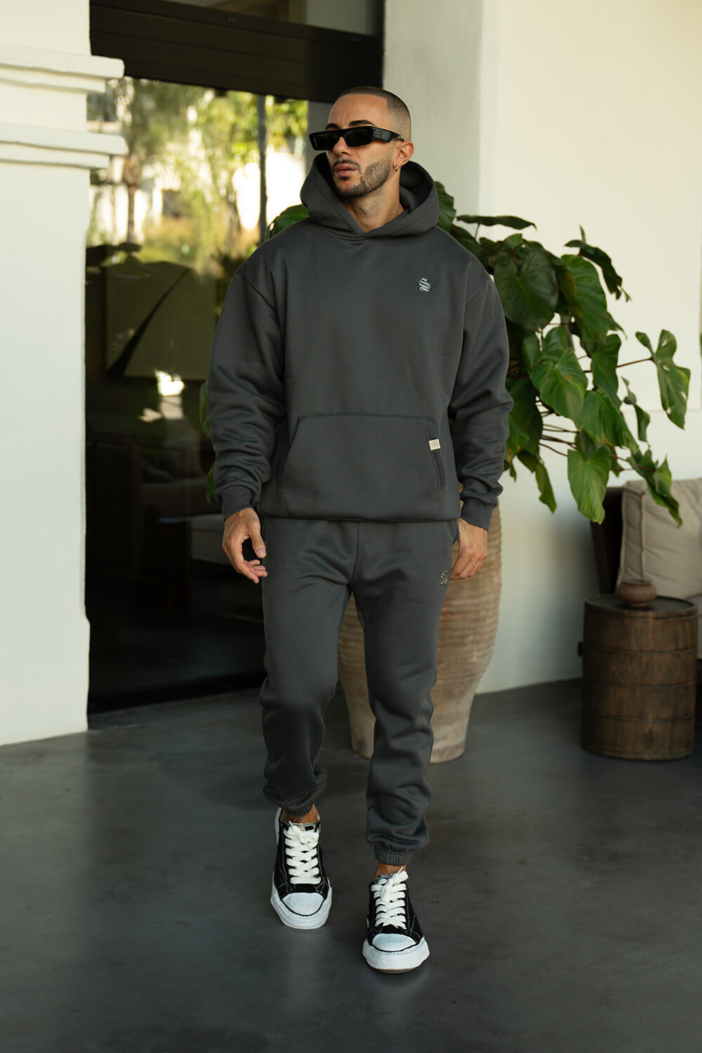 Core Luxe Joggers - Steel