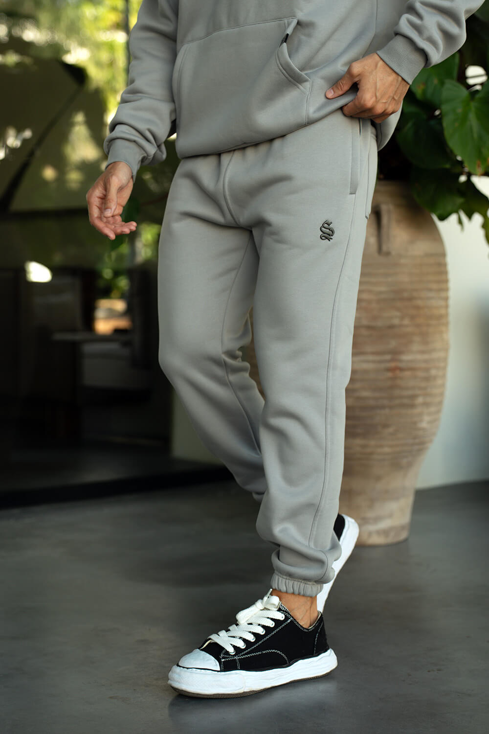 Core Luxe Joggers - Fog
