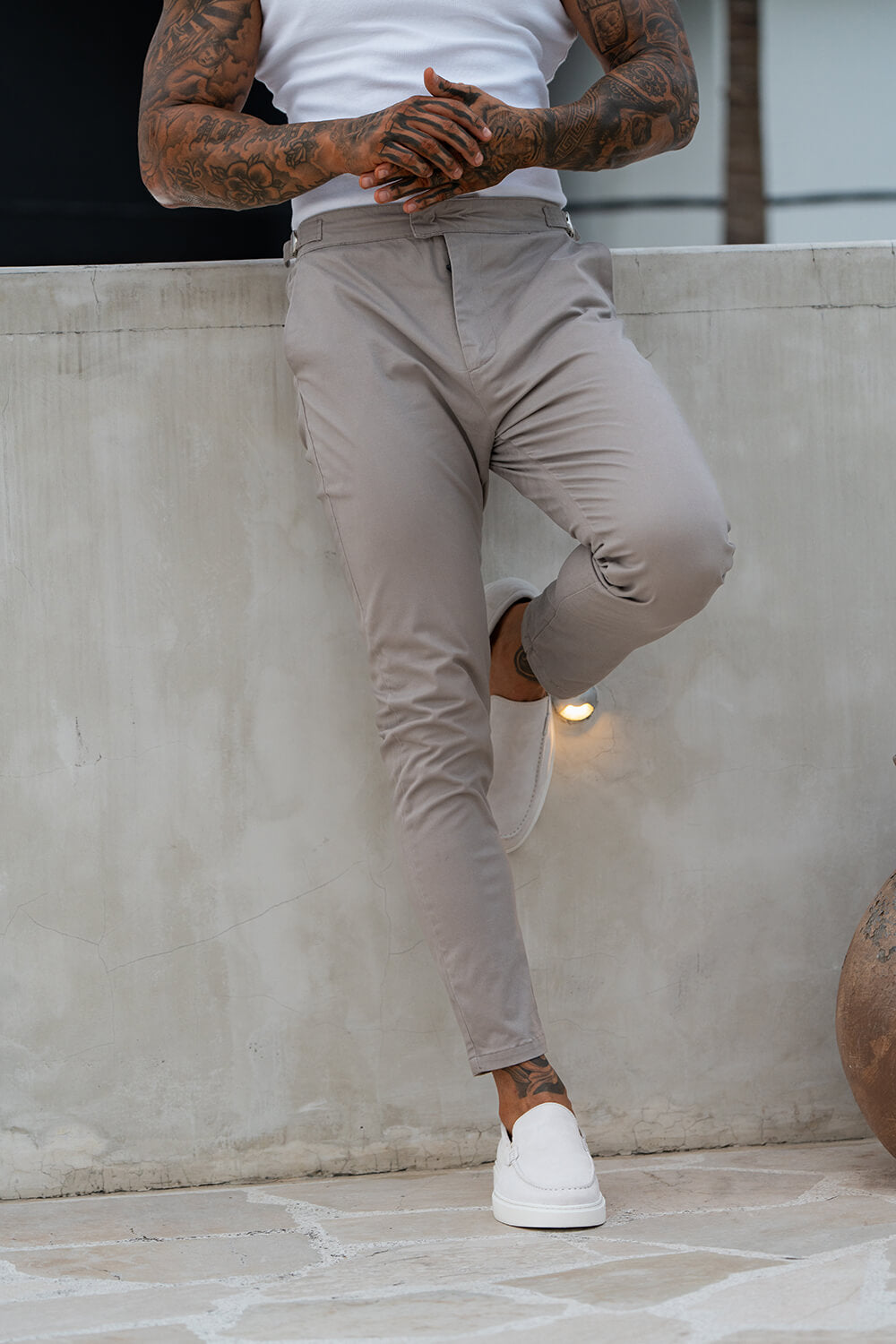 Pantalones chinos Sanremo - Beige