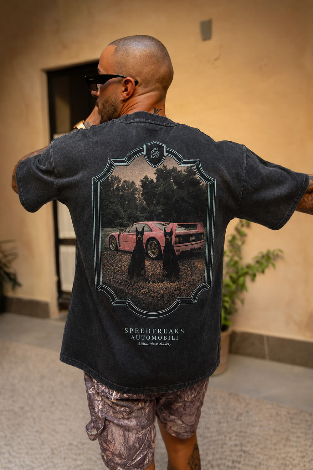 Speed Freaks Tee - Vintage Black