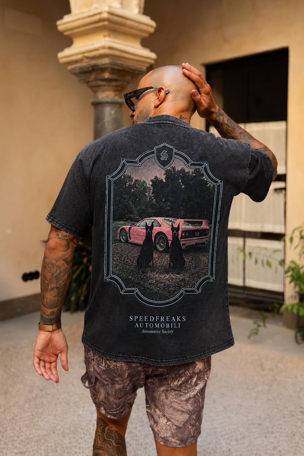 Speed Freaks Tee - Vintage Black