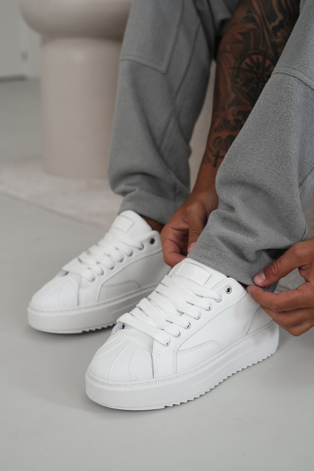 Onyx Sneaker – Weiß/Weiß