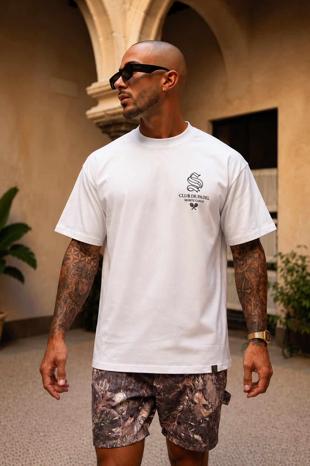 Padel Club Tee - White