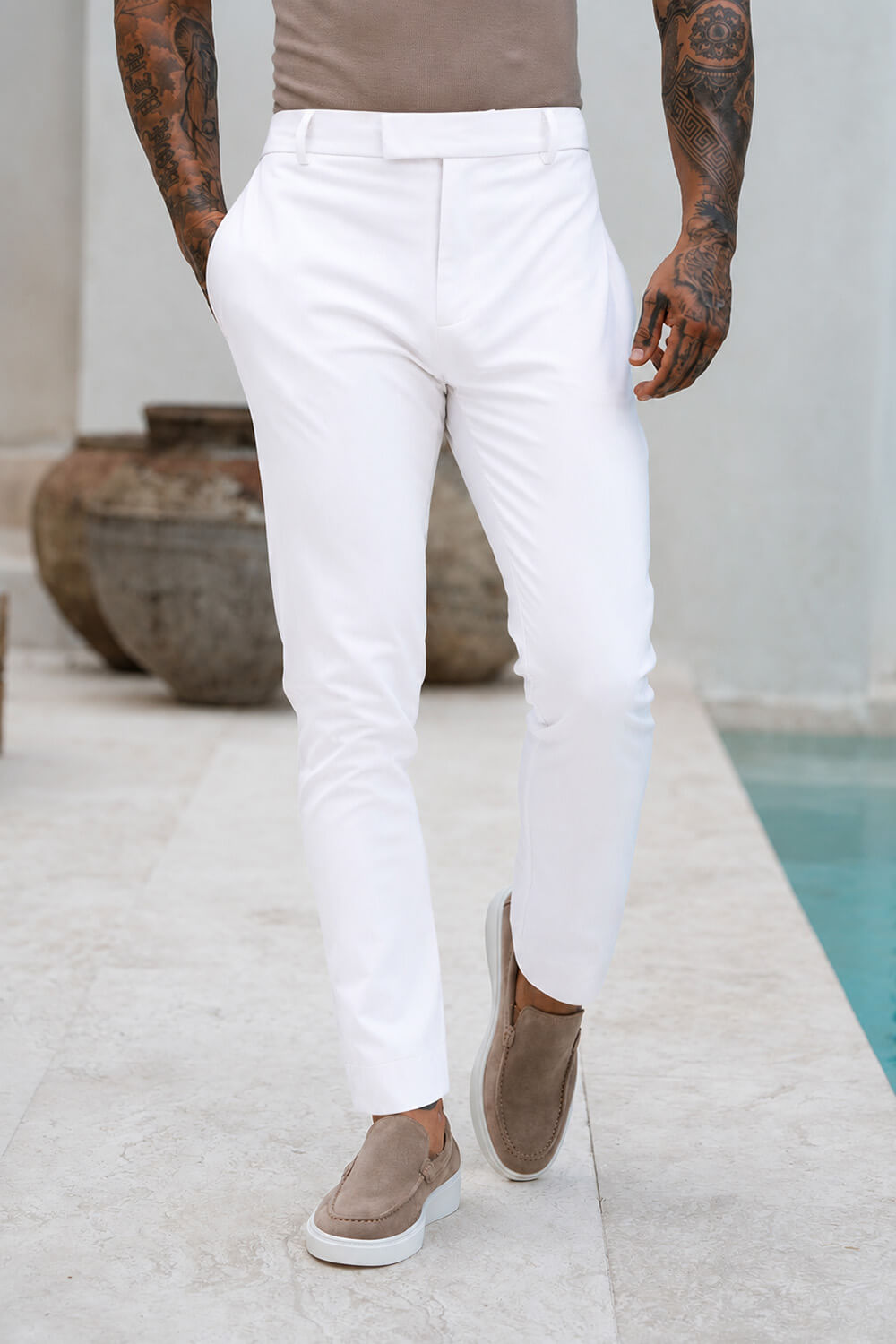 Ravello Trousers - White