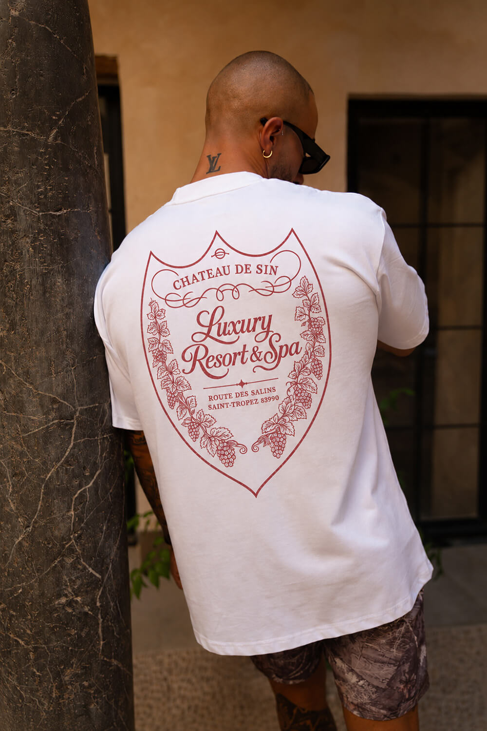 Resort Crest Tee - White