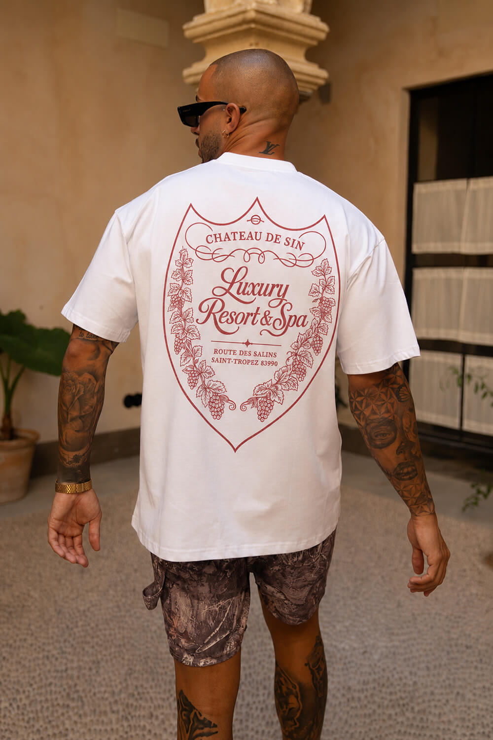 Resort Crest Tee - White