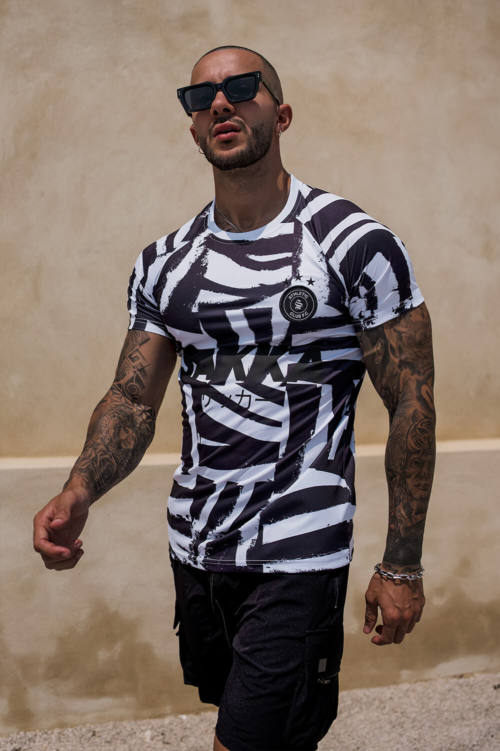 Sakka Football Tee - White