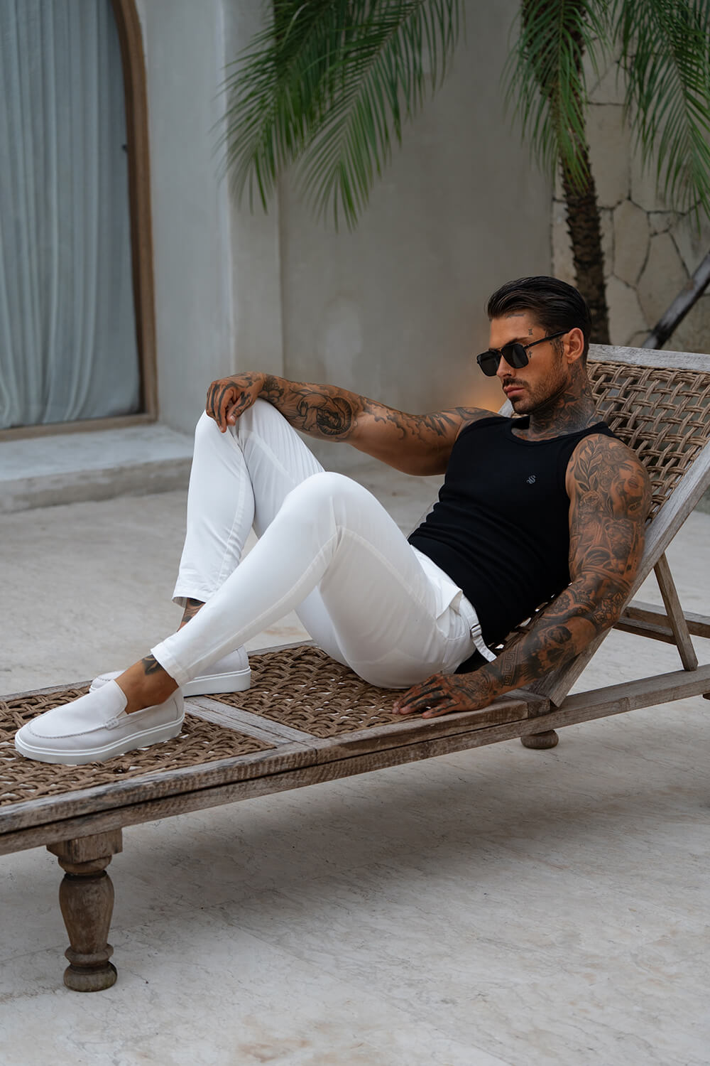 Pantalones chinos Sanremo - Blancos