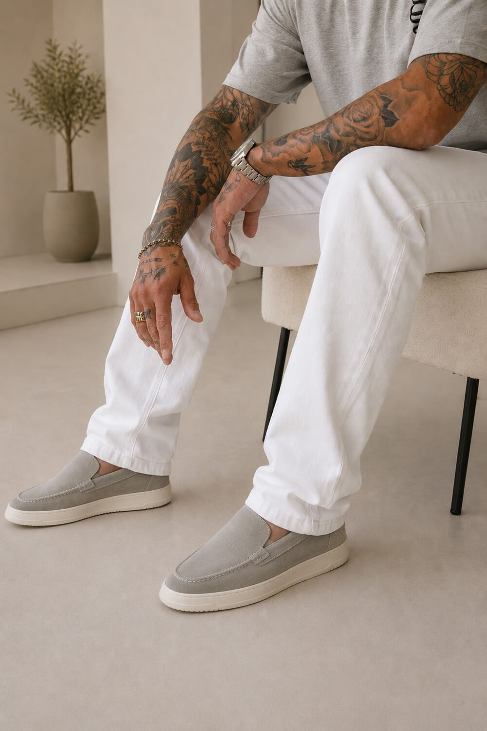 Solara Luxe Jeans - White