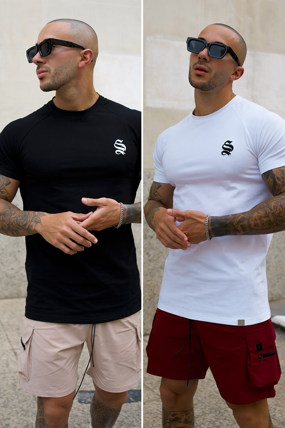 Core Tee 2-Pack - Black/White
