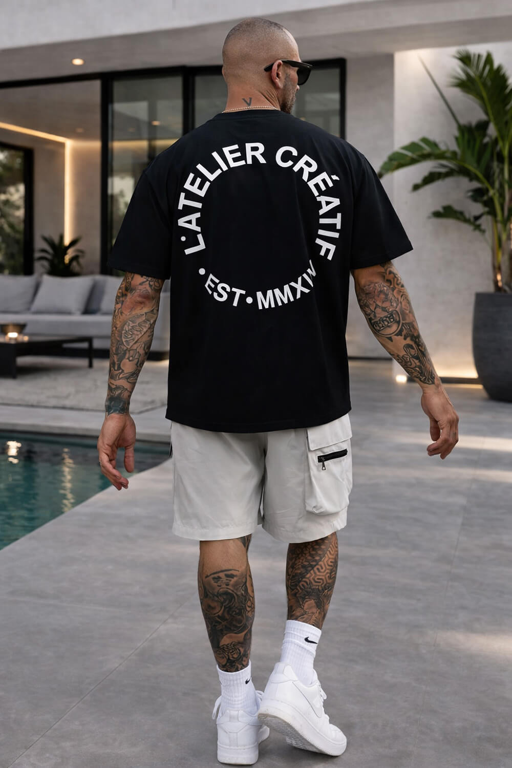 Atelier Circle Tee - Black