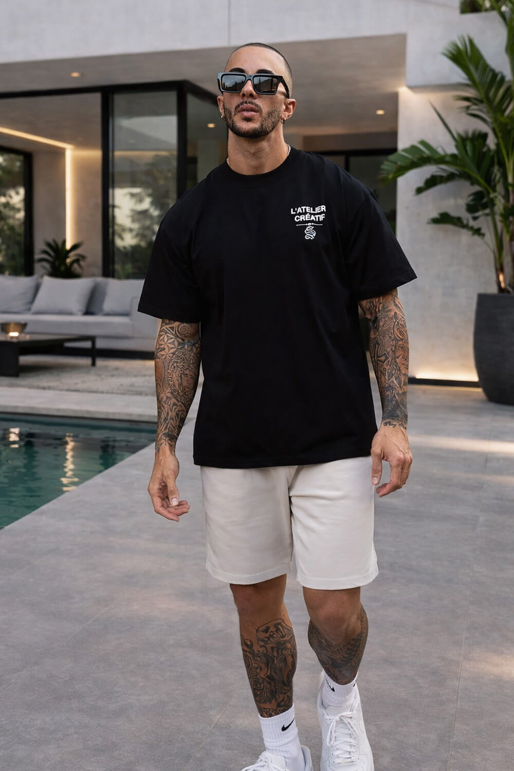 Atelier Circle Tee - Black