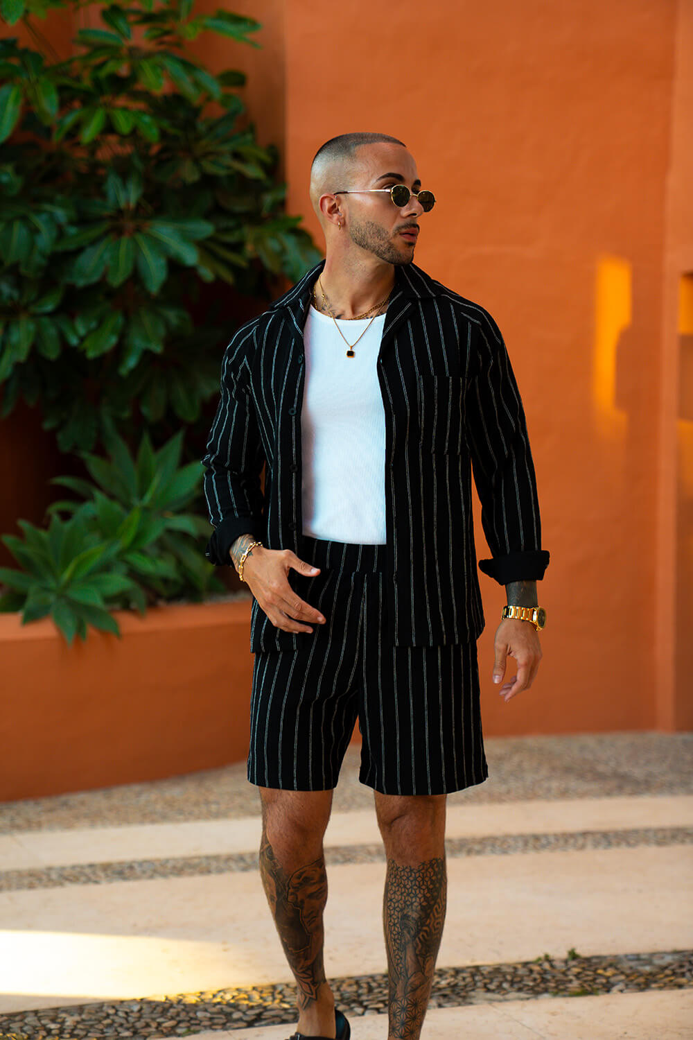 Costa Pelle Shirt - Black