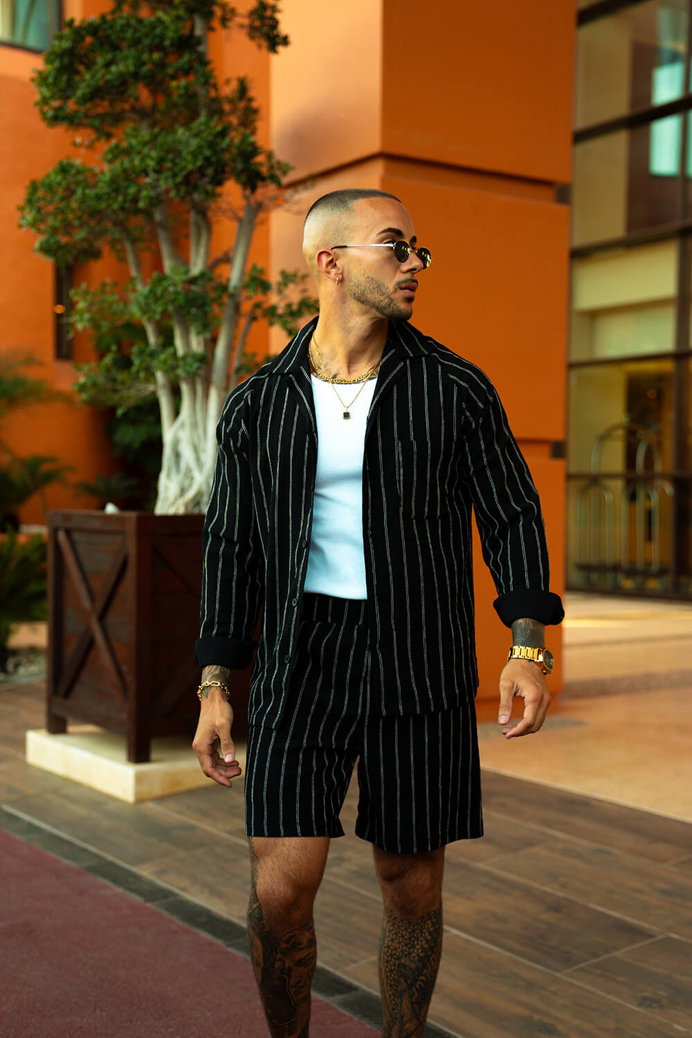 Costa Pelle Shorts - Black