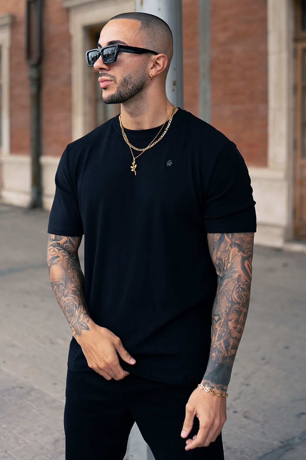Luxe Knit Tee - Black