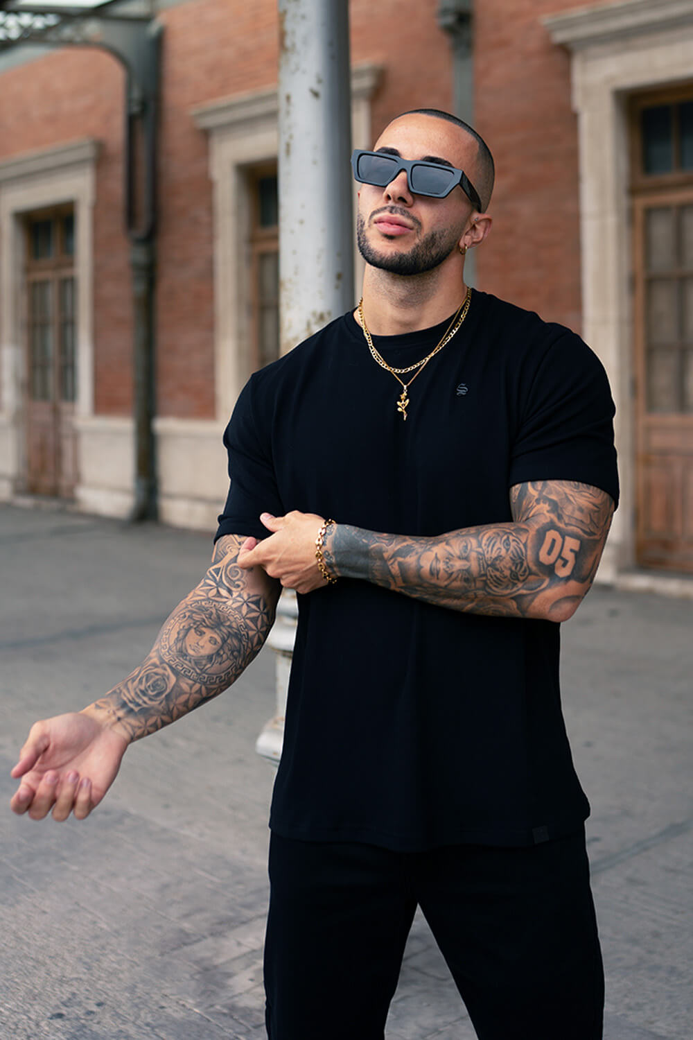 Luxe Knit Tee - Black