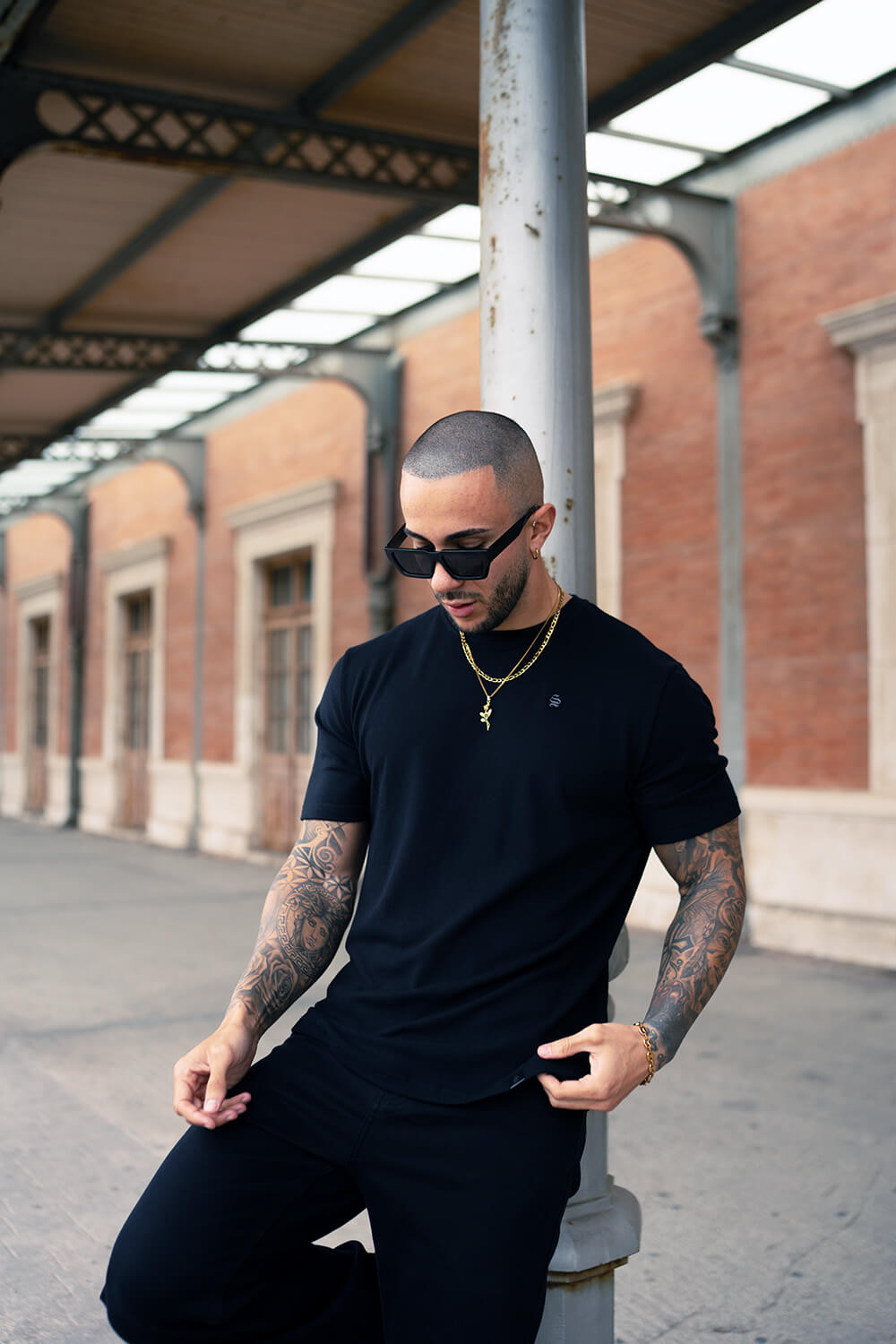 Luxe Knit Tee - Black