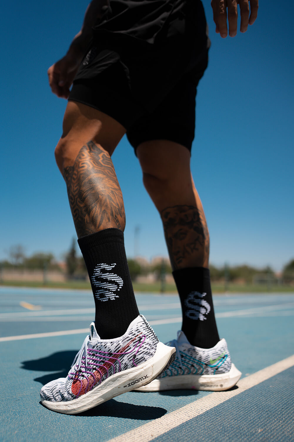 Motion Logo Socks (2 Pack) - Black