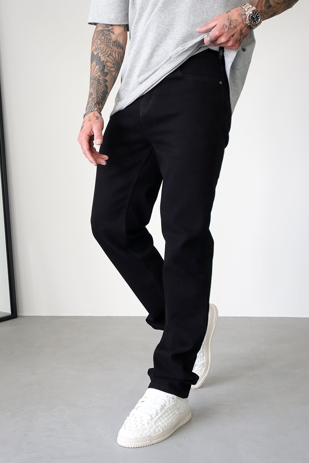 Regular Fit Jeans - Black