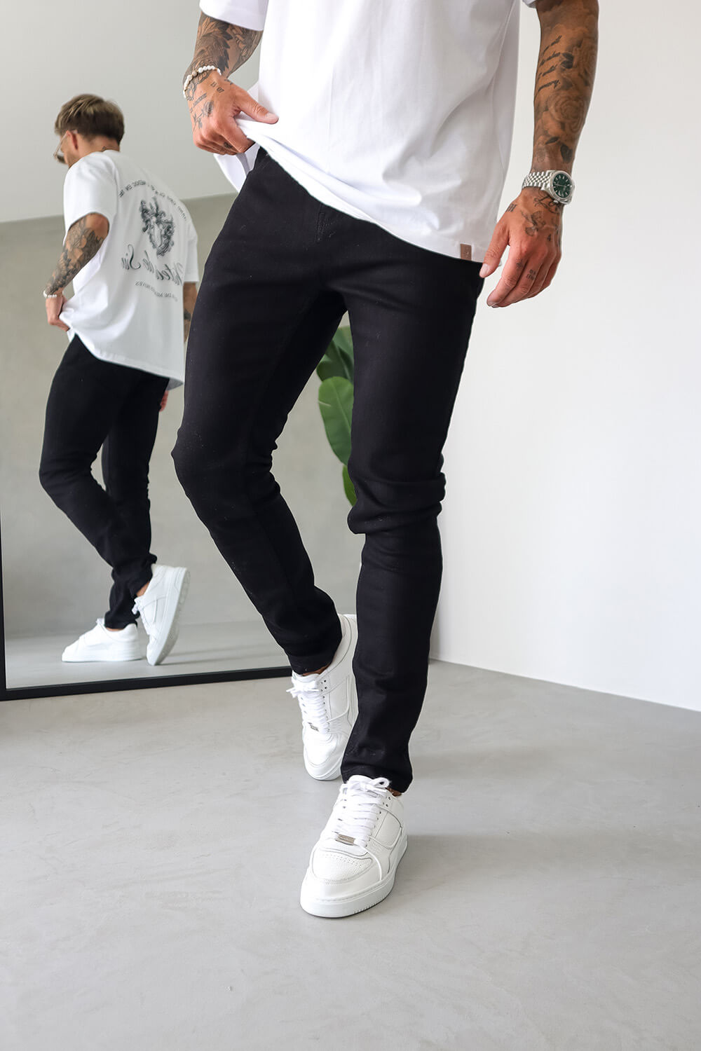 Slim Fit Jeans - Black