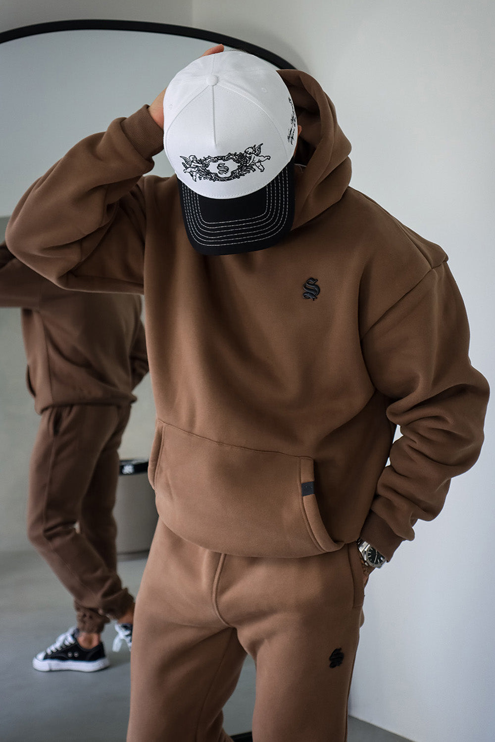 Core Luxe Hoodie - Brown