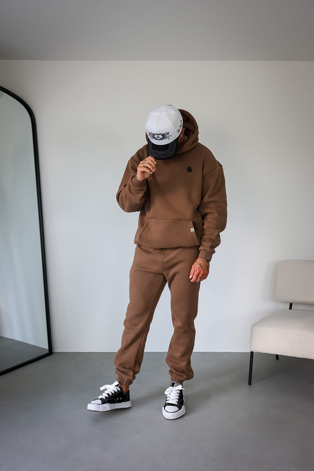 Core Luxe Hoodie - Brown