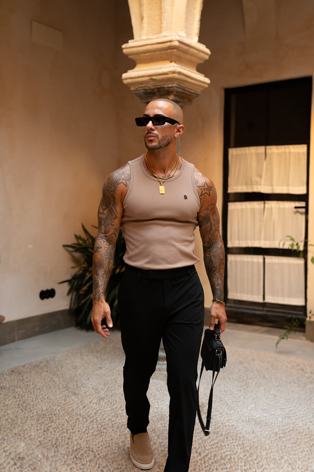 Cannes Luxe Vest - Beige