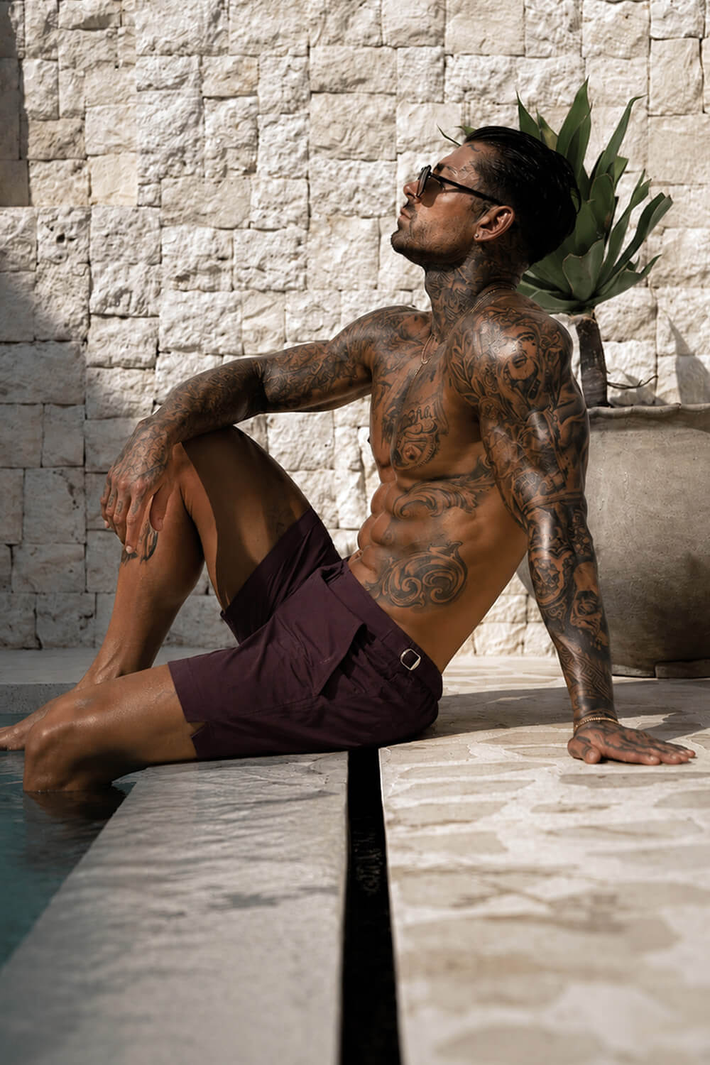 Amalfi Swim Shorts - Chocolate