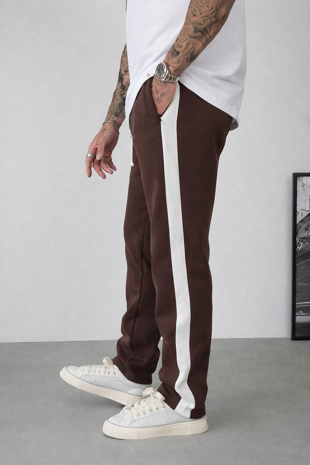 Track Pants - Chocolate