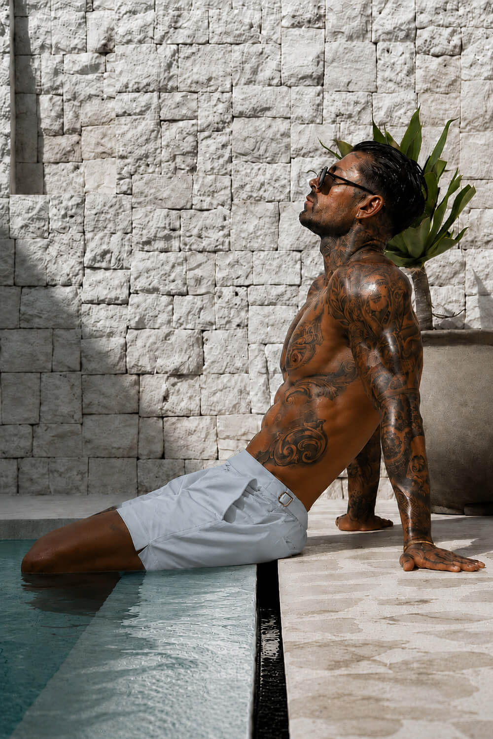 Amalfi Swim Shorts - Grey
