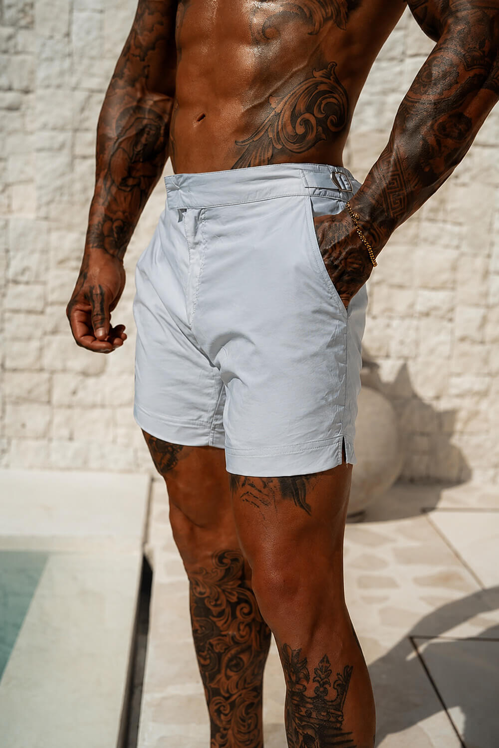 Amalfi Swim Shorts - Grey