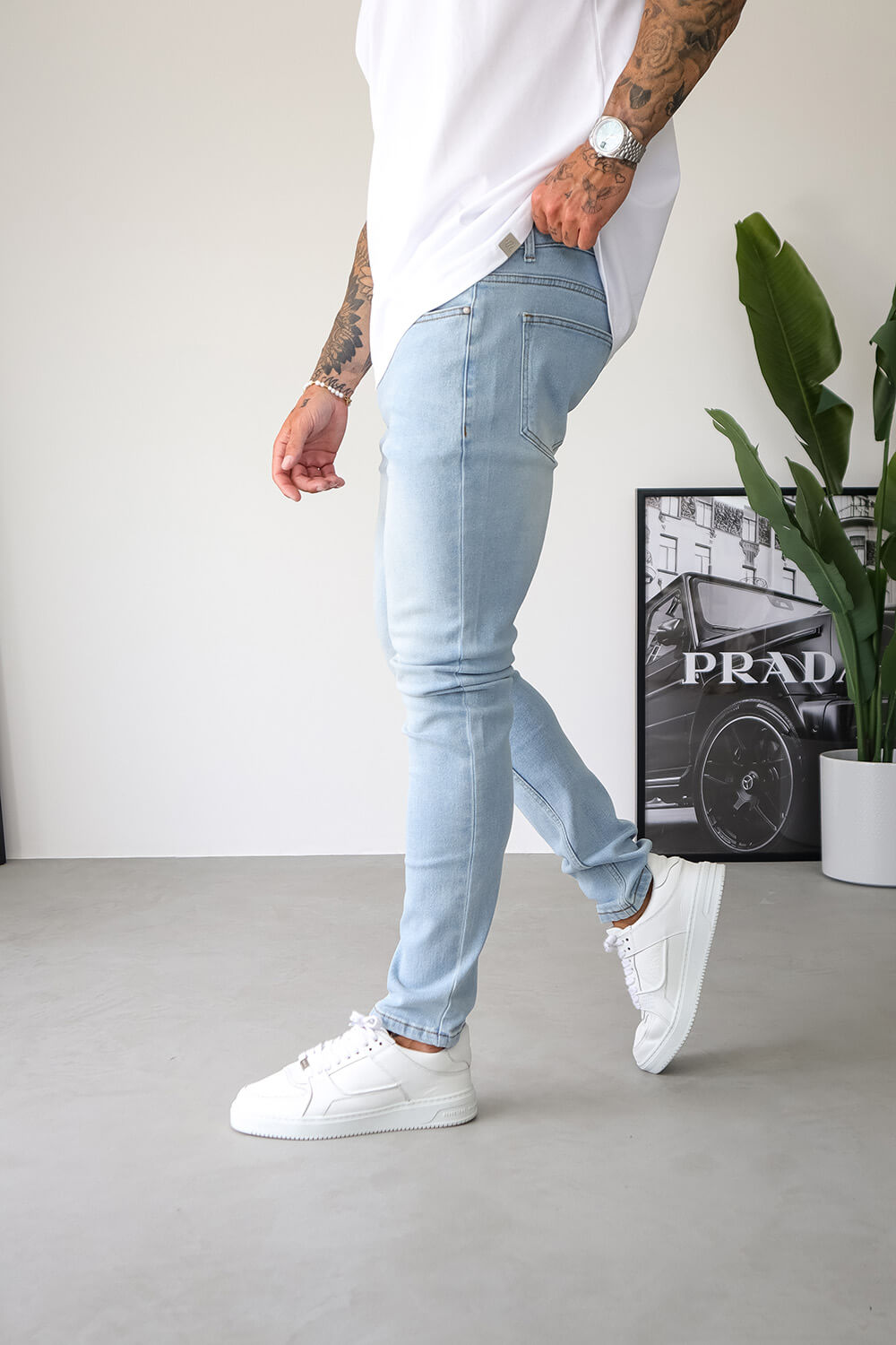 Slim Fit Jeans - Light Blue