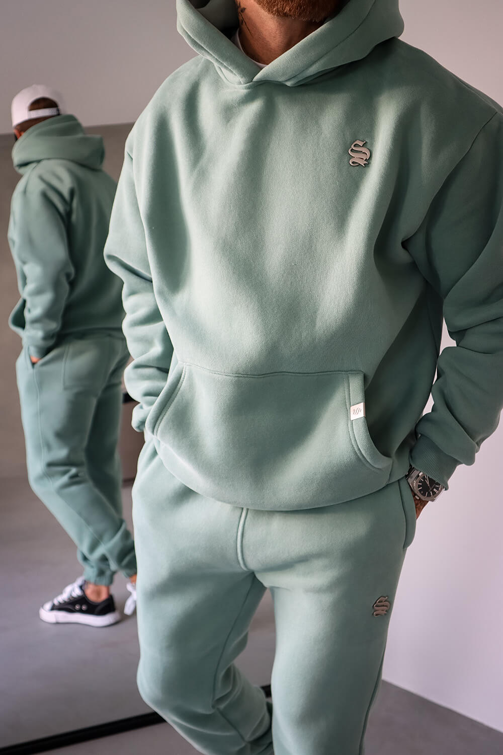 Core Luxe Hoodie - Sage