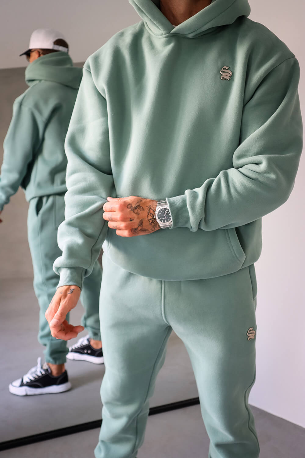 Core Luxe Hoodie - Sage