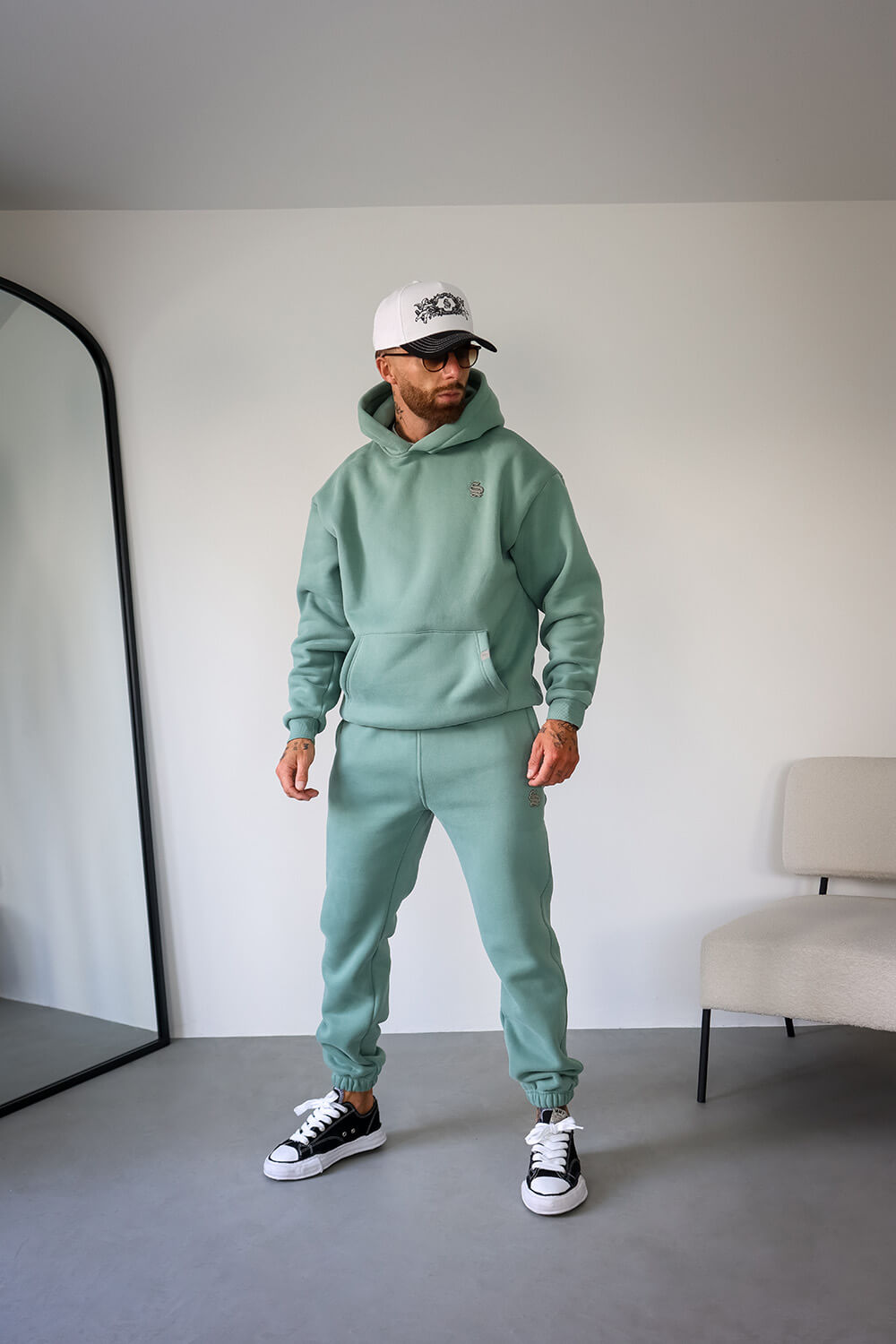 Core Luxe Hoodie - Sage