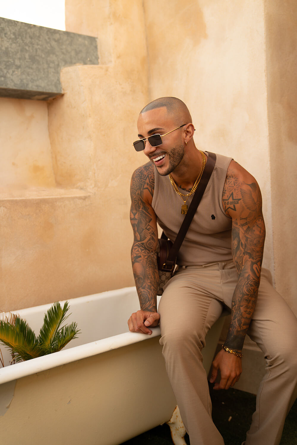 Pantalones Ravello - Beige