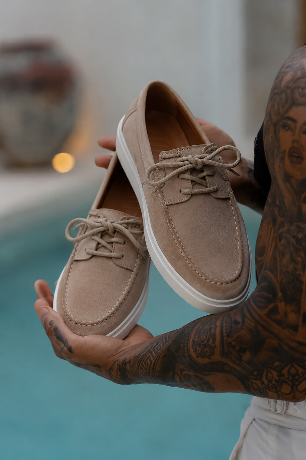 Deck Shoe - Taupe