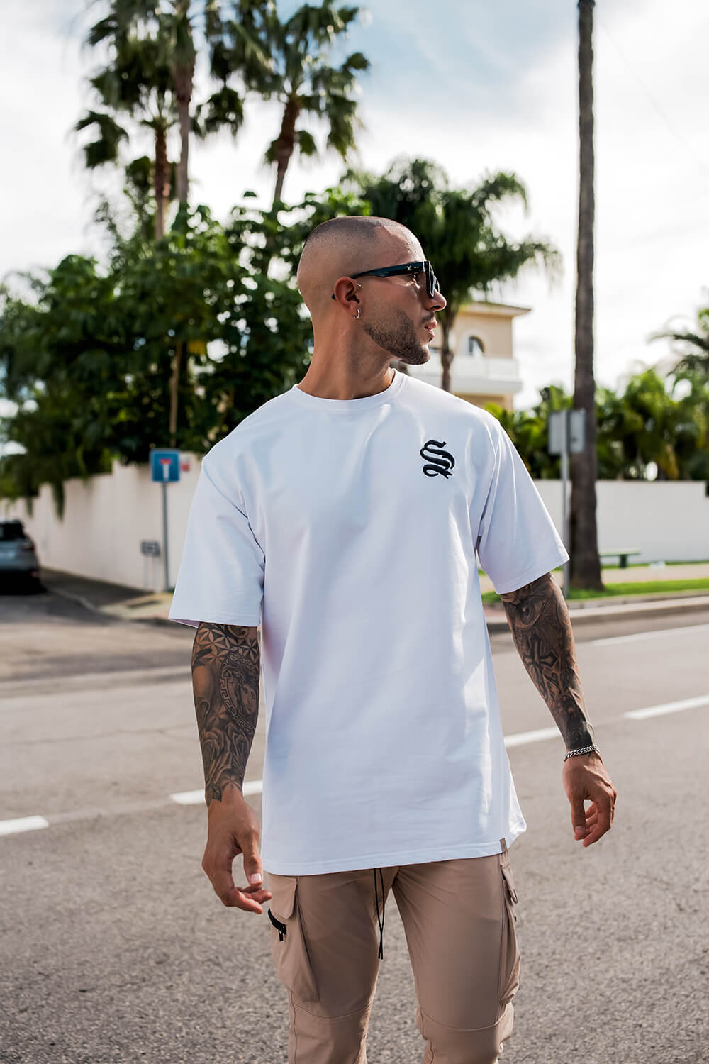 Script Core Tee - White/Black