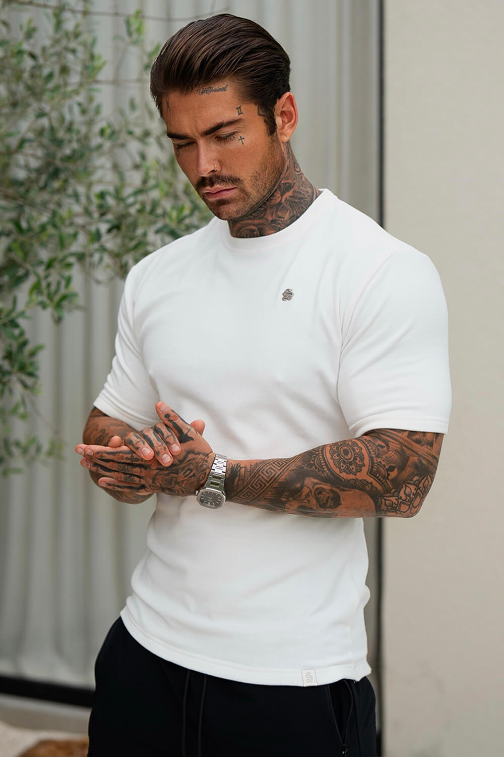 Luxe Knit Tee - White