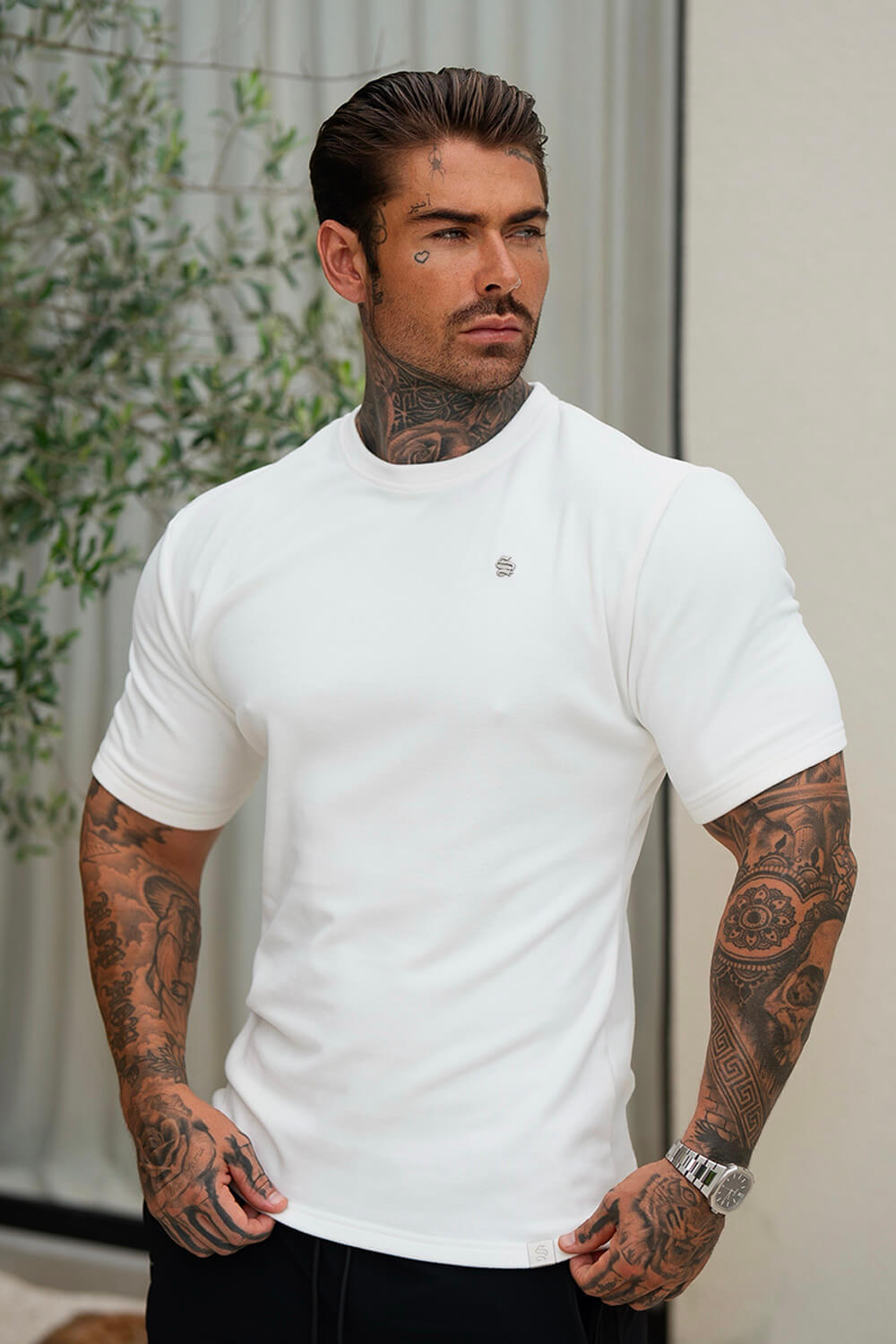 Luxe Knit Tee - White