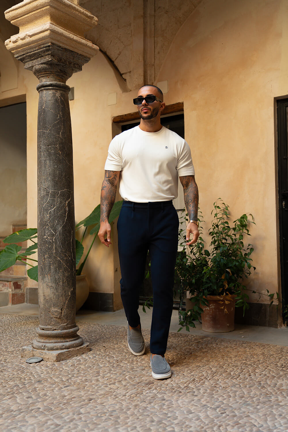 Luxe Knit Tee - White