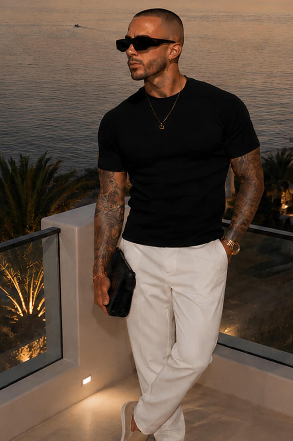 Sinners Attire Acid Grey Carpenter Jeans