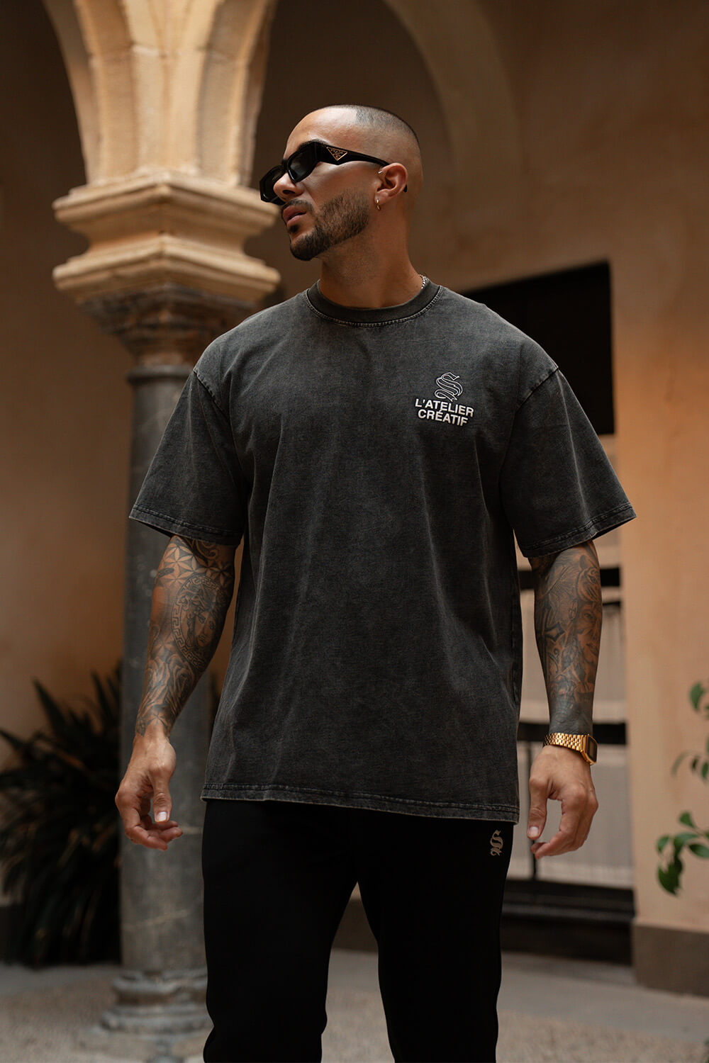 Atelier Creatif Tee - Acid Grey