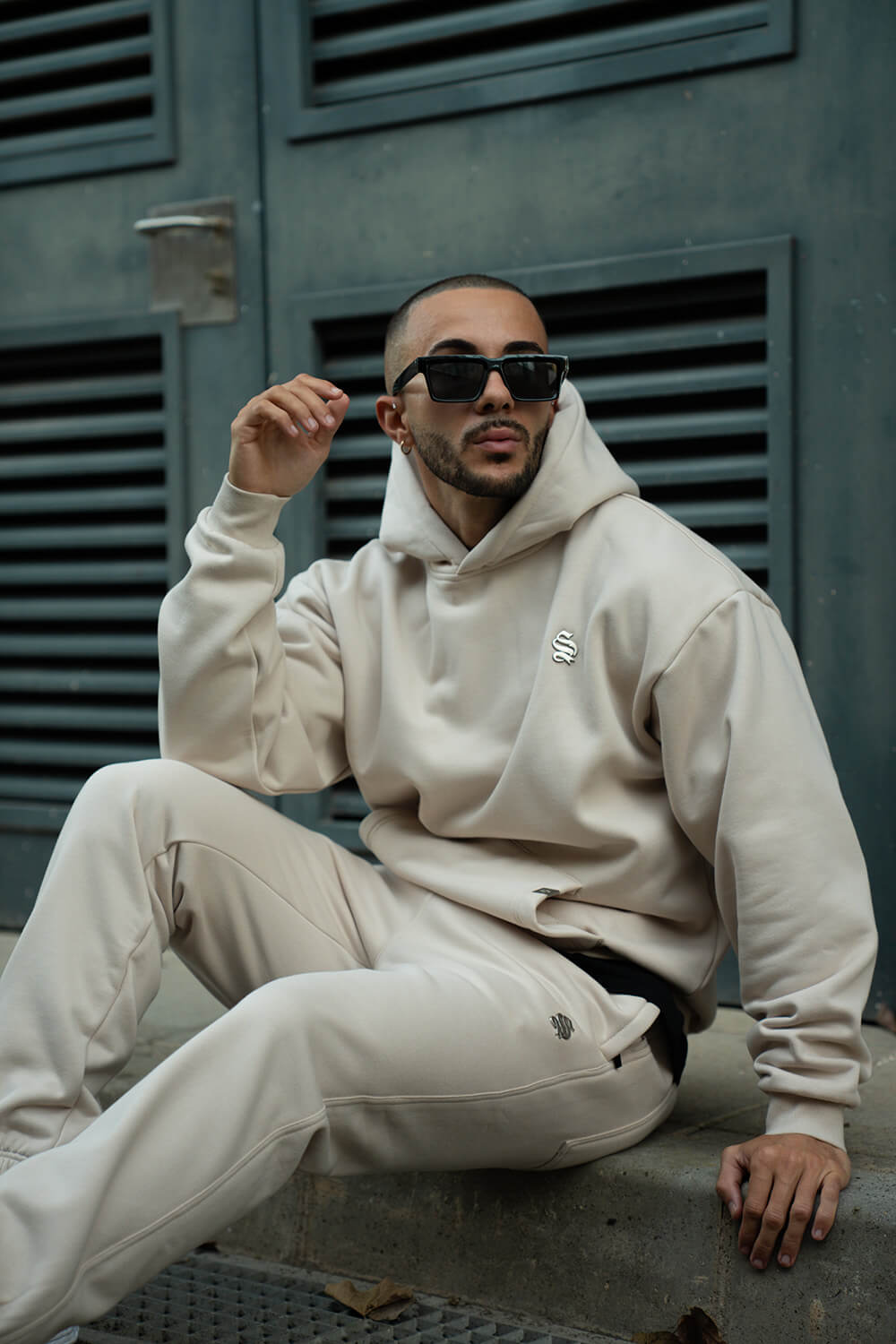 Core Luxe Hoodie - Beige