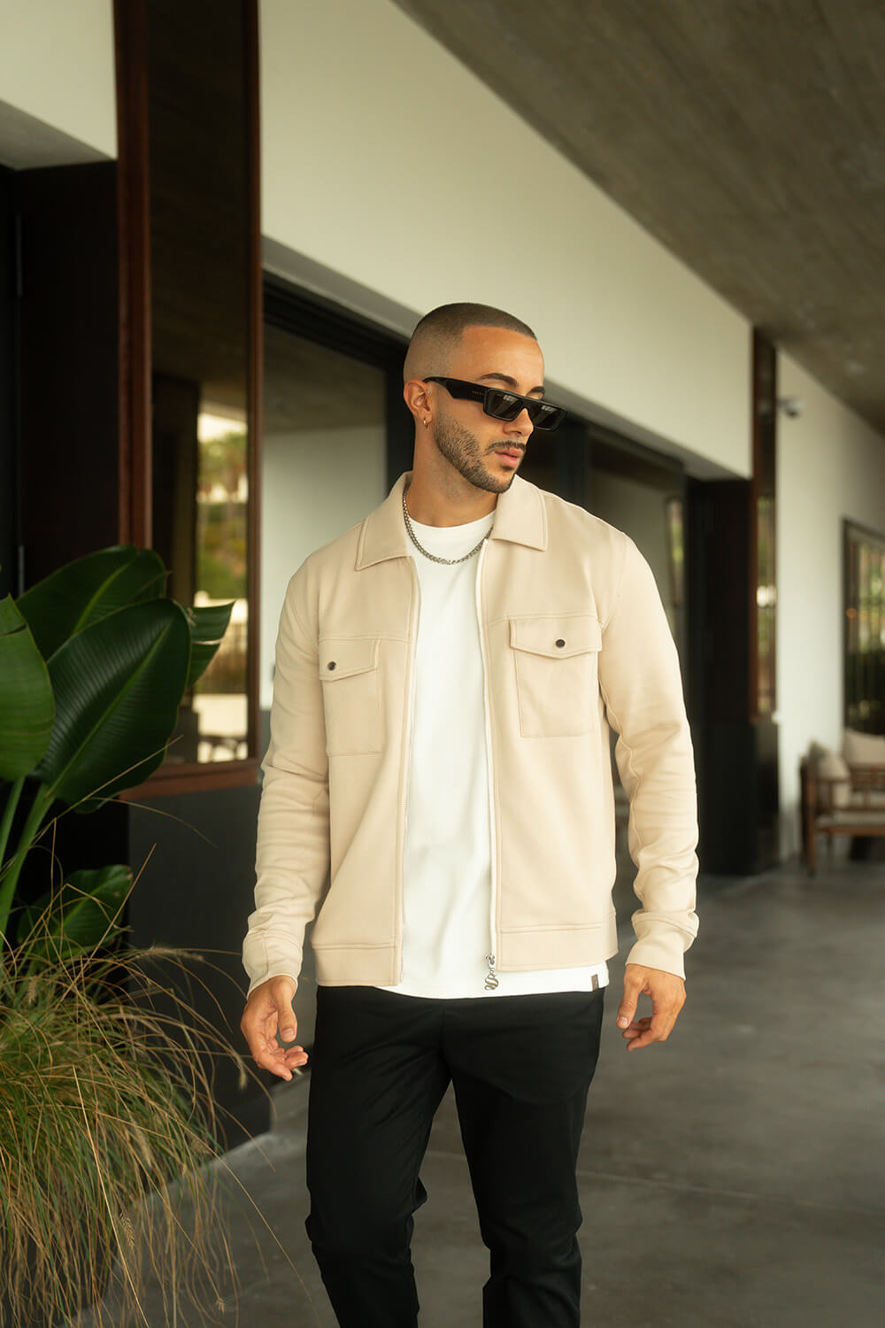 Mercer Overshirt - Beige