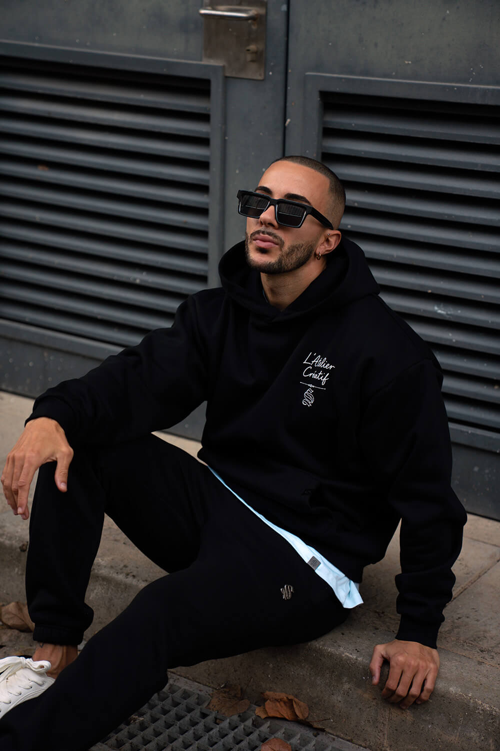 Atelier Script Hoodie - Black