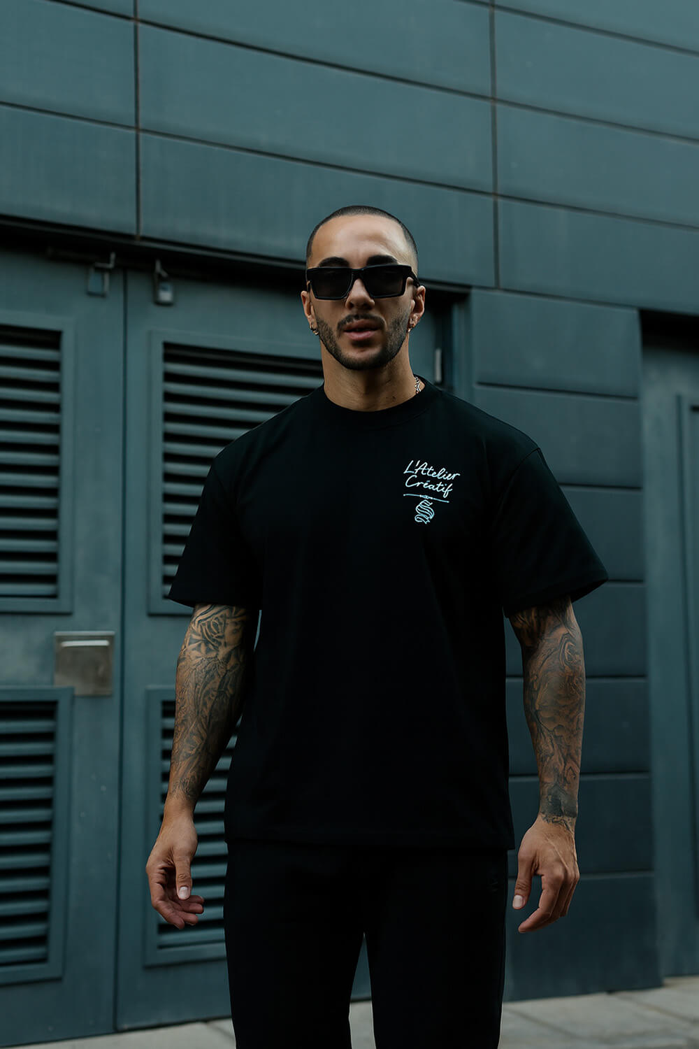 Atelier Script Tee - Black