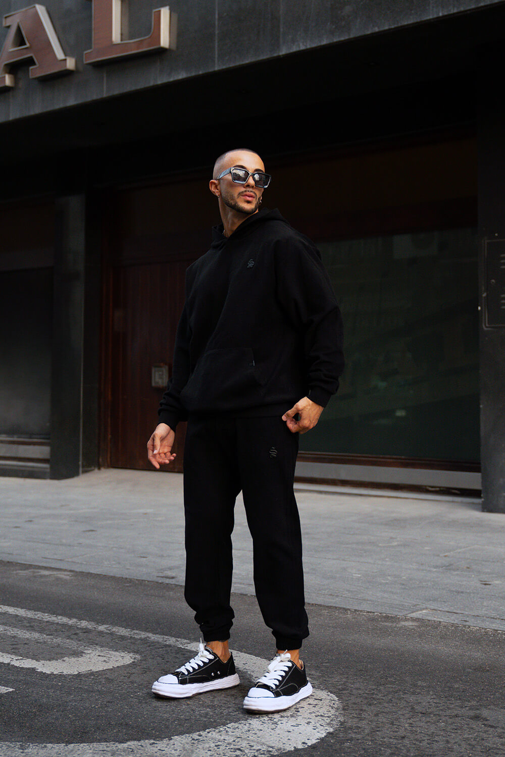 Brushed Luxe Hoodie - Black